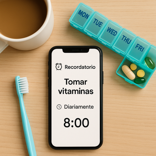 📌 ¿Olvidas tus vitaminas? ¡No más!
