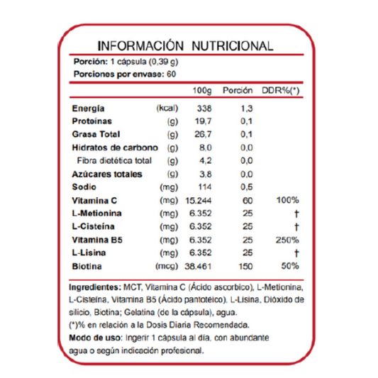 BIOTINA PLUS (60 cápsulas)