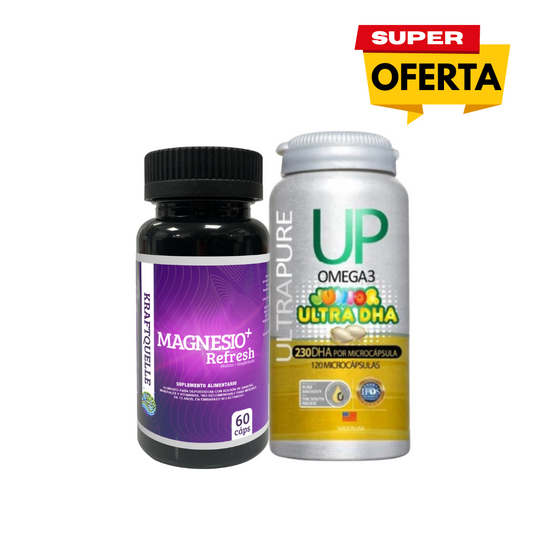 OMEGA 3 UP JUNIOR ULTRA DHA  +  MAGNESIO+ REFRESH